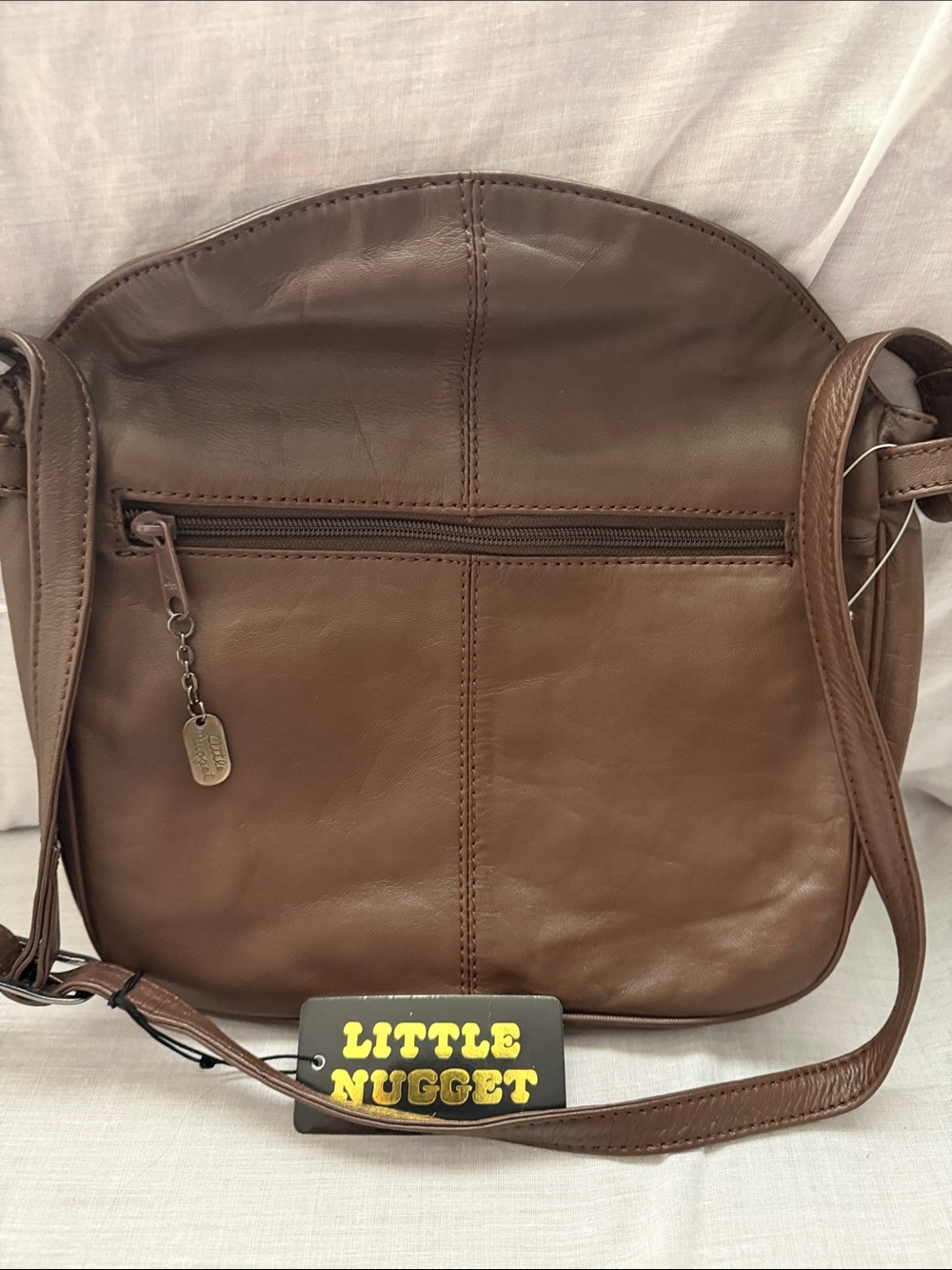Brown Leather Crossbody Bag
